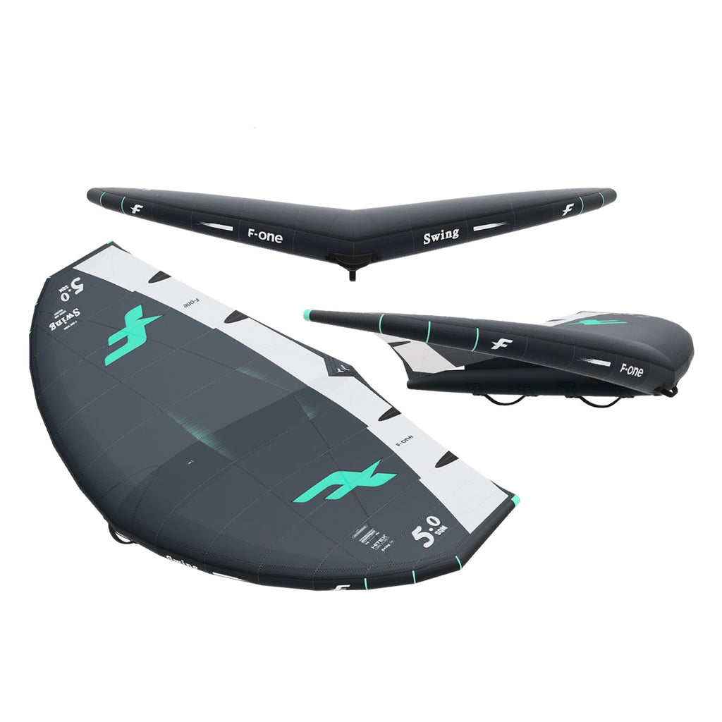 Produktbild F-ONE Wing V4 Farbe Onyx (graublau) mint (türkis)