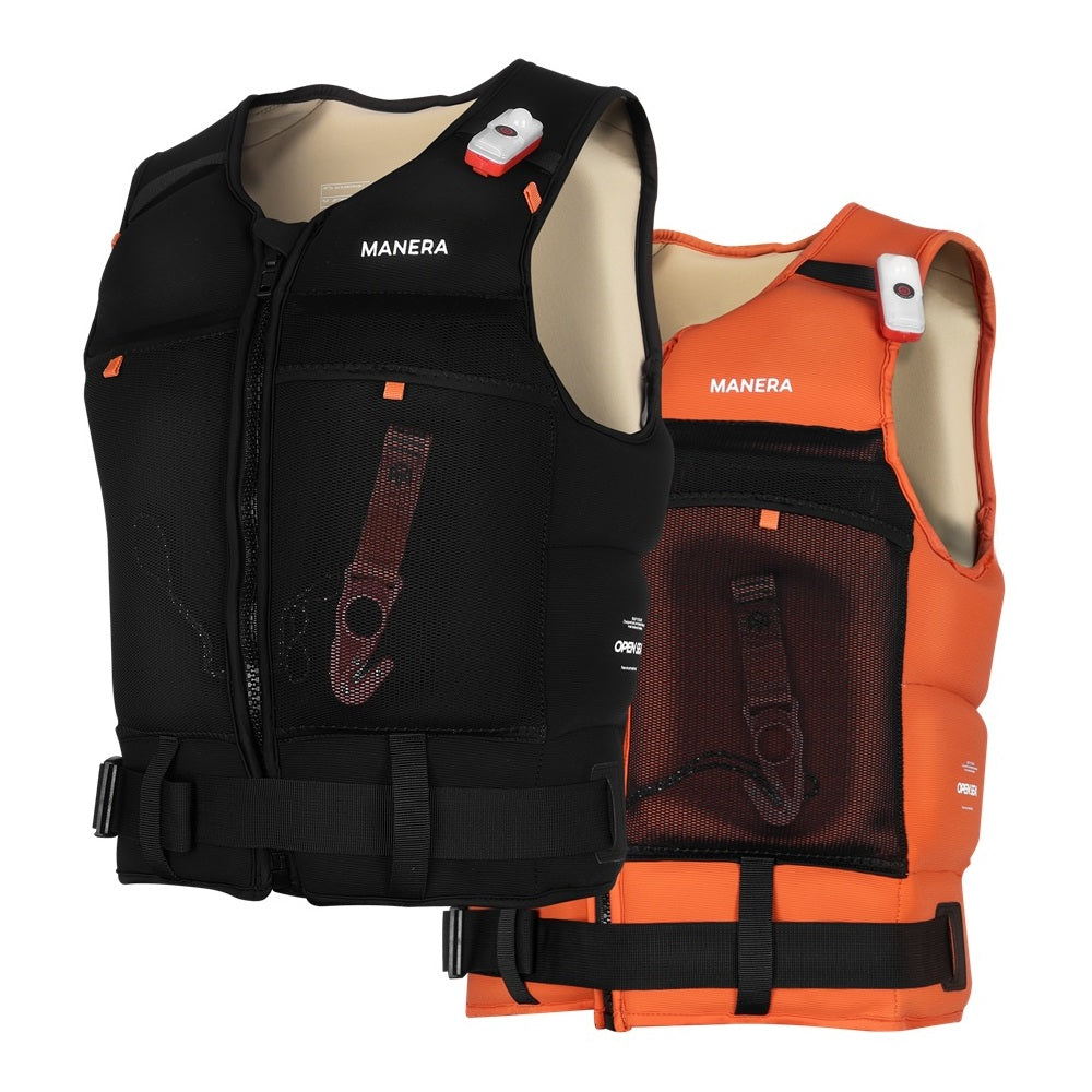 Produktabbildung der beiden Farbvarianten der MANERA Open Seas Vest