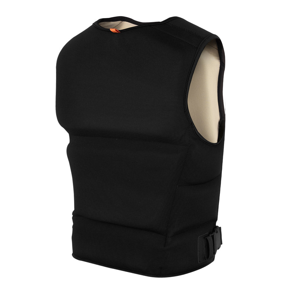 Produktabbildung von hintender der MANERA Open Seas Vest in der Farbe black