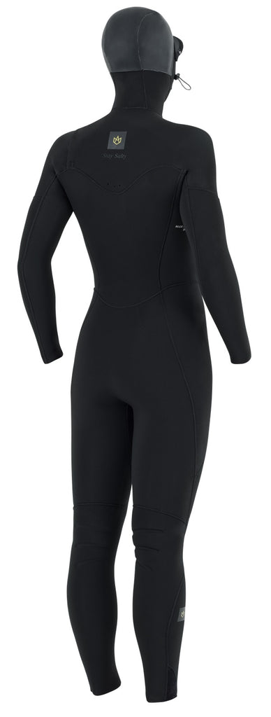 Produktbild Rückenansicht Manera Magma Hooded Women Neoprenanzug 6.4 Millimeter schwarz